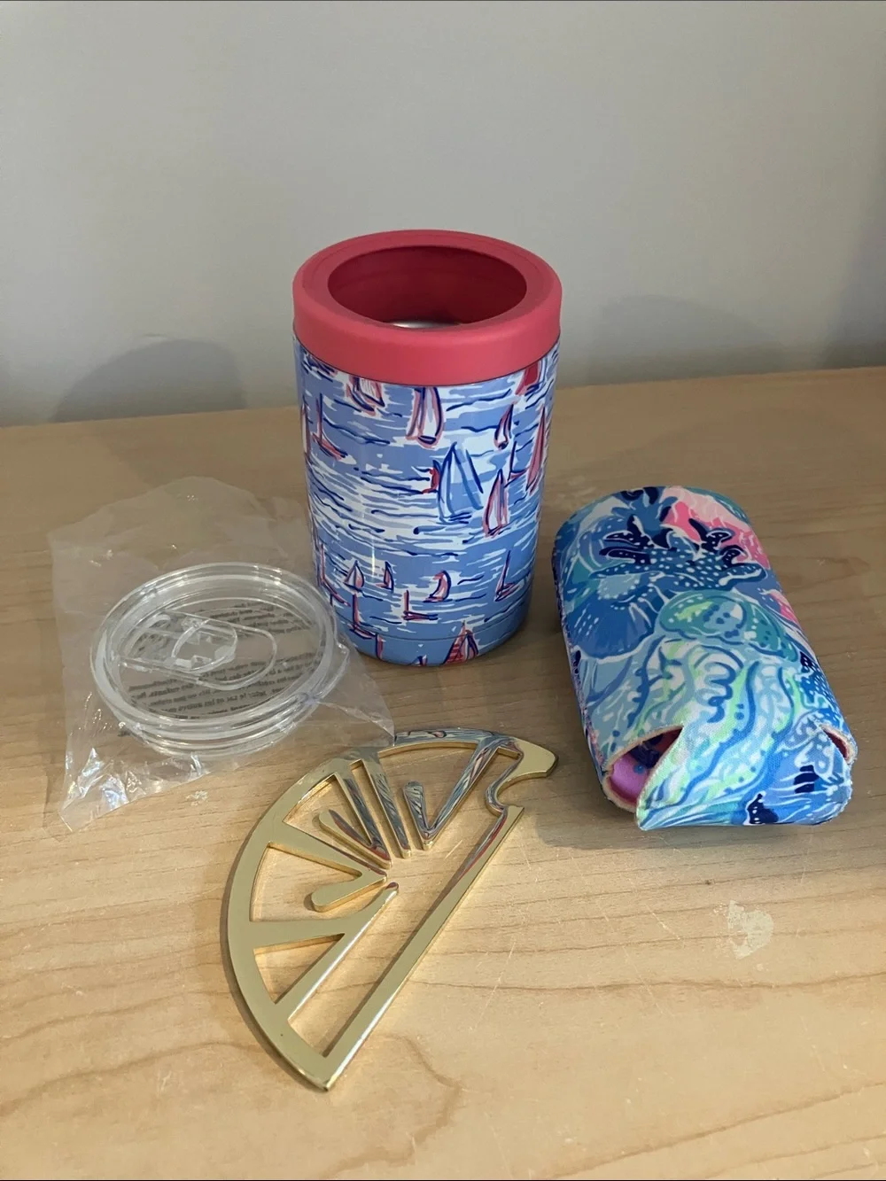 Lilly Pulitzer summer drink set